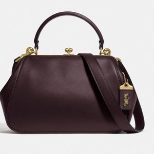 Coach Frame Bag in Oxblood